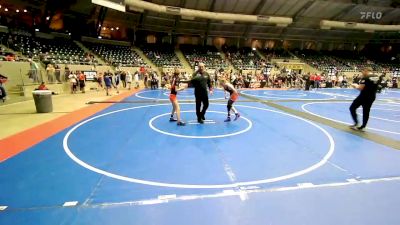 100 lbs Consi Of 4 - Neelie Johnson, Hilldale Youth Wrestling Club vs Averie McCormack, Mojo Grappling Academy