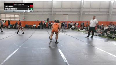 120 lbs Round 4 (6 Team) - Ayden Hudson, Kardiac Kidz vs Caden Riley, Dayton Bandits