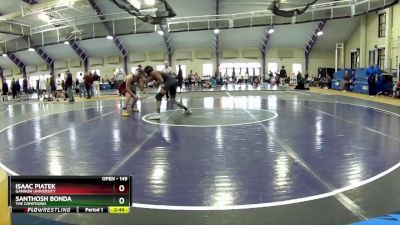 149 lbs Cons. Round 4 - Santhosh Bonda, The Compound vs Isaac Piatek, Gannon University