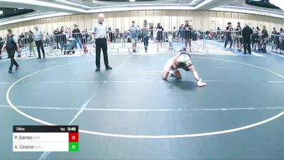 74 lbs Quarterfinal - Penelope Gamez, Grindhouse WC vs Alexavia Corona, Outlaws WC