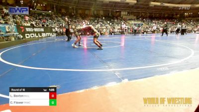 110 lbs Round Of 16 - Louie Baxton, Bulls Wrestling vs Cole Flower, Plainville Kids Wrestling Club