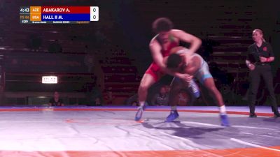 86 kg 3rd Place - Abubakr Abakarov, AZE vs Mark Hall, USA