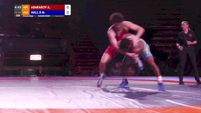 Abubakr Abakarov, AZE vs Mark Hall, USA