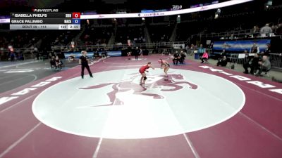 114 lbs Champ. Round 1 - Isabella Phelps, Sidney vs Grace Palumbo, MacArthur
