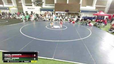 59 lbs Round 3 (4 Team) - Drexel Ashworth, Utah Black vs Forest Wagner, Team Wyoming