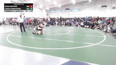 132 lbs Round Robin 3 - Ethan Masters, Ckwa-hs vs Logan Christopher, Northern Elite-HS