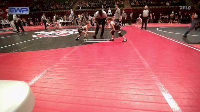 43-46 lbs Rr Rnd 1 - Ross Shimonek II, Pawhuska Elks Takedown vs Crew Andrews, Team Tulsa Wrestling Club