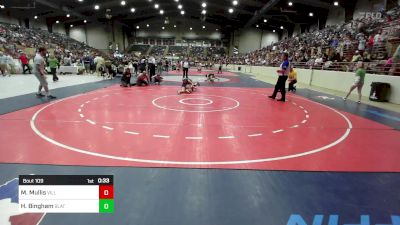 128-137 lbs Consolation - Macy Mullis, Villa Rica Youth Wrestling vs Harper Bingham, Slate Wrestling Academy