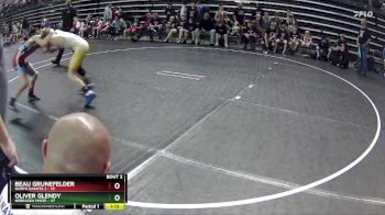 112 lbs Quarterfinals (8 Team) - Oliver Glendy, Nebraska Maize vs Beau Grunefelder, North Dakota 2