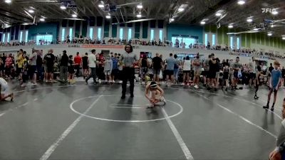 92 lbs Quarterfinals (8 Team) - Hudson Pefinis, Misfits United vs Dino Carrazana, BHWC | Dirt Divers