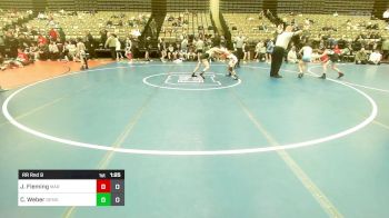 73 lbs Rr Rnd 9 - Joseph Fleming, Mat Assassins Red vs Calihan Weber, Team Demolition Elite