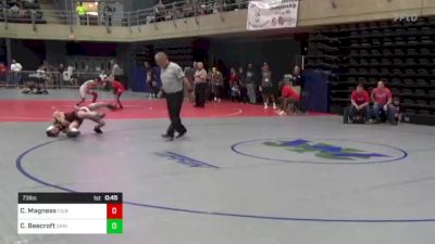 73 lbs Semifinal - Christopher Magness, Fairfax, VA vs Coleman Beecroft, Spring Grove, PA