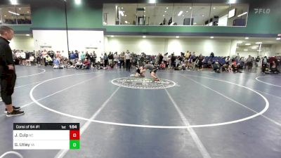 150 lbs Consi Of 64 #1 - Jaelen Culp, NC vs Gavin Utley, VA