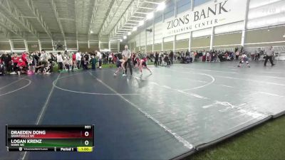 92 lbs Cons. Round 1 - Logan Krenz, Hawk WC vs Draeden Dong, Grantsville WC