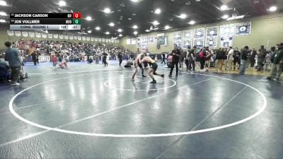 138 lbs Cons. Round 1 - Jackson Carson, Murrieta Valley vs Jon Vollmer, Moorpark