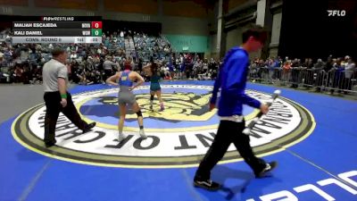 100 lbs Cons. Round 6 - Maliah Escajeda, North Valley vs Kali Daniel, Will C. Wood