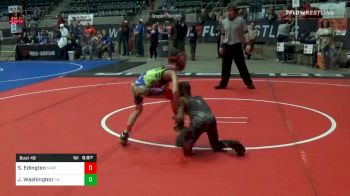 58 lbs Prelims - Sanchir Edington, North Alabama Elite Wrestling vs Jaden Washington, T4l