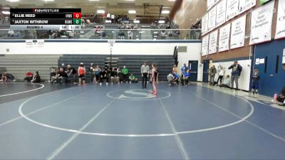 95 lbs Round 4 - Ellie Reed, Idaho Falls Wrestling Club vs Jaxton Withrow, Bear Lake Wrestling Club