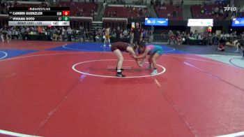 130 lbs Cons. Round 4 - Viviana Soto, CWC Thunder vs Cambri Guenzler, Choteau Wrestling