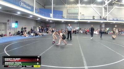 68 lbs Round 3 (6 Team) - Brennan Young, Ragin Raisins Concord vs Emmett Filbert, Vipers Wrestling