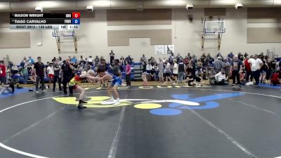 138 lbs Quarters - Mason Wright, Suples Wrestling Club vs Tiago Carvalho, Fighting Squirrels Wrestling Club