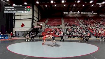 184 lbs Quarterfinal - Garrett Wells, Central Oklahoma vs Chris Mapp, Newman
