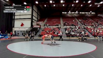 184 lbs Quarterfinal - Garrett Wells, Central Oklahoma vs Chris Mapp, Newman