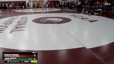 285 lbs Champ. Round 2 - Jesse Garcia, Sioux Falls vs Makota Misgen, Minnesota State Mankato