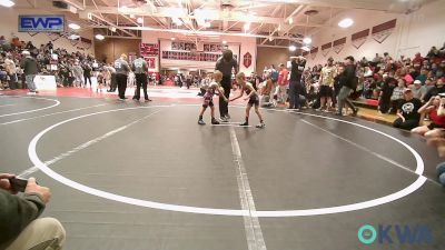 43 lbs Round Of 16 - Daxon Fulps, Wagoner Takedown Club vs Jace Bechtel, Skiatook Youth Wrestling