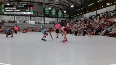 123-131 lbs Round 1 - Prentice Thomas, Tj Trained vs Austin Brown, Hannibal