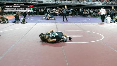 6A 150 lbs Champ. Round 1 - Keagan Sieracki, Southlake Carroll vs Abdi Wirkus-Camacho, San Antonio Reagan