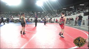 49 lbs Round Of 16 - Gunner Brooks, Duncan Demon Wrestling vs Amelia Ganote, Cotton County Wrestling Club