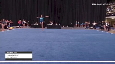 Phoebe Holmes - Women's Group, Twin City Twisters - 2021 Women's Xcel Region 4 Championships