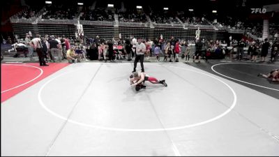 90 lbs Semifinal - Hunter Gortemaker, Team Braves WC vs Parker Ramsey, Black Fox Wr Ac