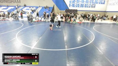 45-47 lbs Round 3 - Keagan Sanchez, Sanderson Wrestling Academy vs Emmett Grover, Box Elder Stingers