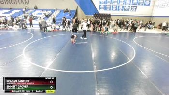 45-47 lbs Round 3 - Keagan Sanchez, Sanderson Wrestling Academy vs Emmett Grover, Box Elder Stingers