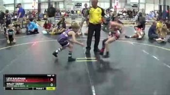 49 lbs Round 5 (6 Team) - Wiley Derby, Untouchables White vs Levi Kaufman, Backyard Brawlers