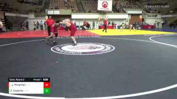 285 lbs Cons. Round 3 - Julian Pimentel, Mountain Tribe Wrestling Club vs Zeus Esparza, Castro Valley HIgh School Wrestling