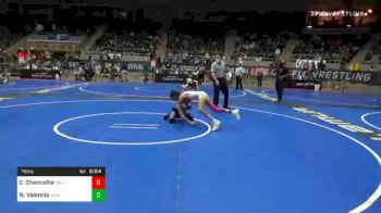 76 lbs Consolation - Conner Chancellor, Salina WC vs Nico Valencia, New Mexico Bad Boyz