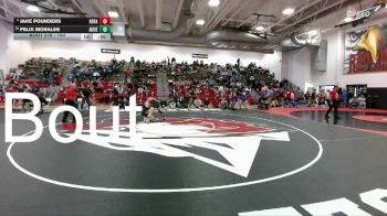 150 lbs Cons. Round 4 - Felix Morales, Aurora Central vs Jake Pounders, Holy Family