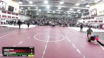 150 lbs Quarterfinal - Judah Pack, Holbrook vs Mitch Parrish, Poston Butte