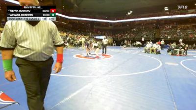 145 Class 2 lbs Cons. Round 2 - Olivia Romano, Oakville vs Aryana Roberts, Belton