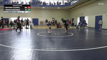 285 lbs Champ. Round 1 - Nicholai Brotzman, Penn College vs Matthew Caldwell, Penn State Behrend