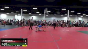 92 lbs Round 6 (8 Team) - Carter Kinard, U2 Upstate Uprising Gold vs EJ Vass, 84 Athletes