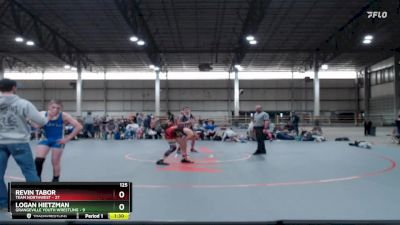 125 lbs Round 1 (4 Team) - Revin Tabor, Team Northwest vs Logan Hietzman, Grangeville Youth Wrestling