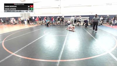 92 lbs 5th Place - Owen Morgan, WV vs Josue Aponte, OH