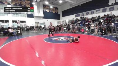 50 lbs 3rd Place Match - Cannon Cunningham, Reign WC vs Jacky Saenz, Threshold Wrestling Club