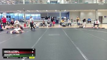 76 lbs Quarterfinals (8 Team) - Gennaro Calvani, Riverheads vs Griffin Luttrell, Crossroads Wrestling