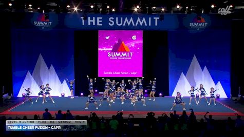 Tumble Cheer Fuzion - Capri [2026 L3 Junior - Flex - D2 - Medium Semis] 2026 The D2 Summit