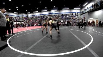 90 lbs Quarterfinal - Brayden Merritt, Norman North vs Julietta Valencia, Midwest City Bombers Youth Wrestling Club